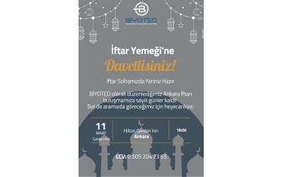  Ankara'da Biyoted üyeleri İftar'da Bir Araya Geldi