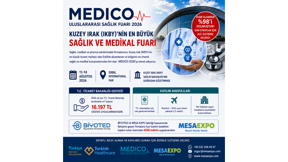 KUZEY IRAK MEDICO ULUSLARARASI SAĞLIK FUARI 2026